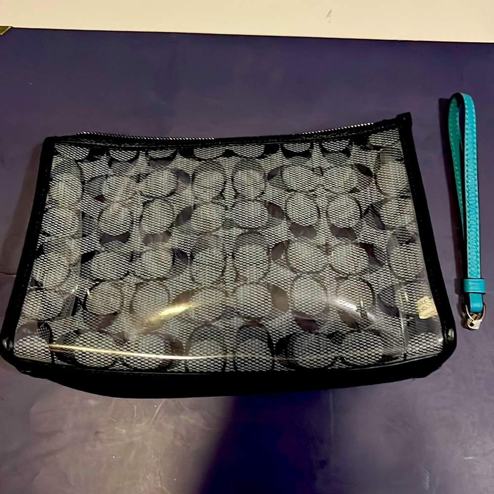 Discontinued****** Translucent Coach Wristlet